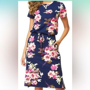 Sinker Fariry Floral Print Dress Size Large